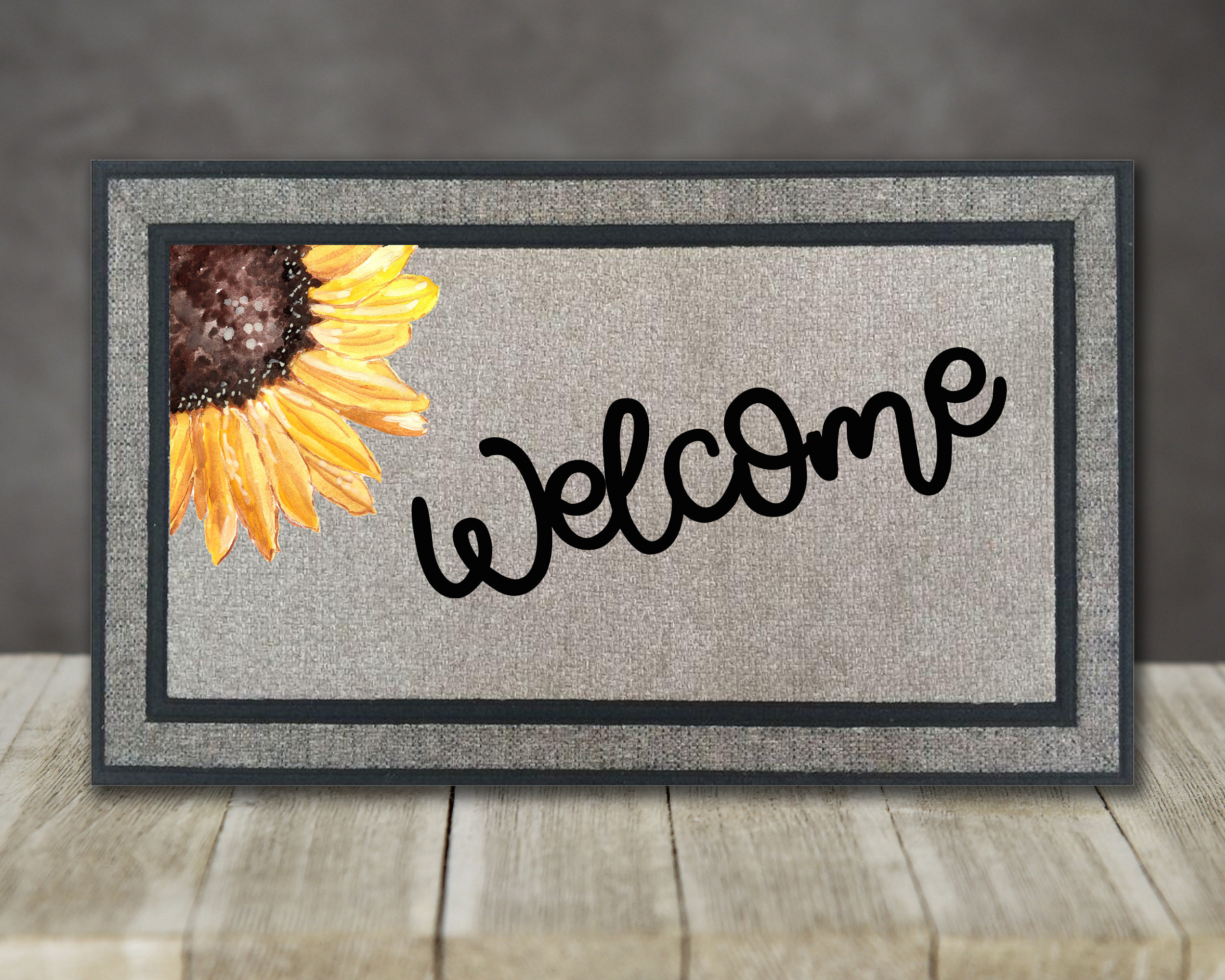 Home Depot Sunflower Mat Sublimation Design Digital Etsy
