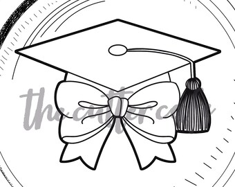 Bow Grad Hat / Graduation Cookie Cutter by thecuttercafe