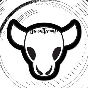 Chubby Cow Skull / Cowboy / Cowgirl / Rodeo Cookie Cutter by thecuttercafe