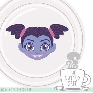 Vampire Girl / Vampirina Inspired Cookie Cutter by thecuttercafe