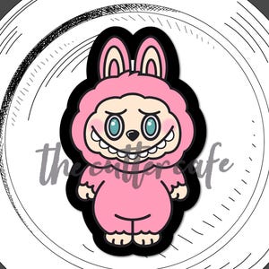 Furry Monster Standing Cookie Cutter by thecuttercafe