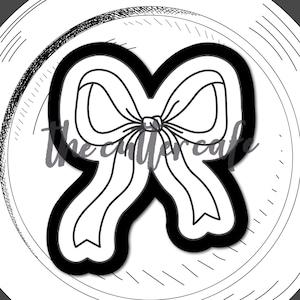 Bow 5 / Coquette Cookie Cutter by thecuttercafe