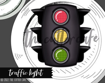 Traffic Light / Race Car / Cookie Cutter by thecuttercafe