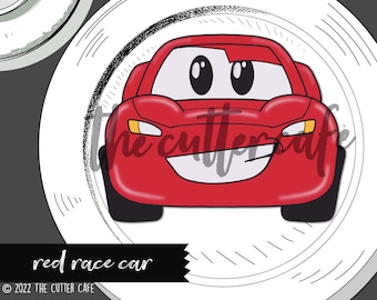 Red Car / Race Car / Cookie Cutter by thecuttercafe