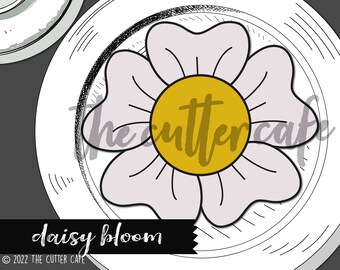 Daisy Bloom / Flower / Groovy Cookie Cutter by thecuttercafe