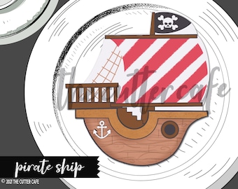 Pirate Ship / Pirates Cookie Cutter by thecuttercafe
