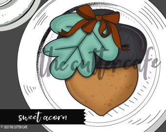Sweet Acorn Cookie Cutter by thecuttercafe