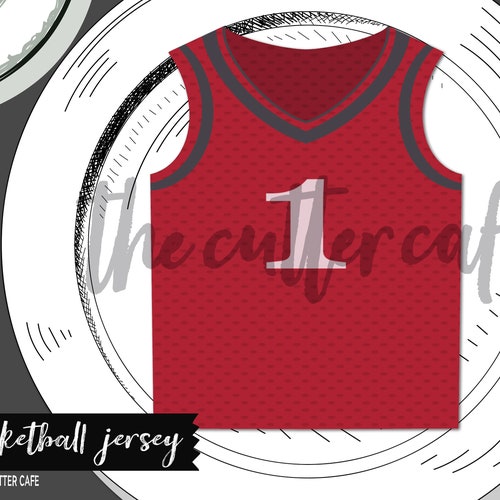Basketball Jersey Cookie Cutter Etsy