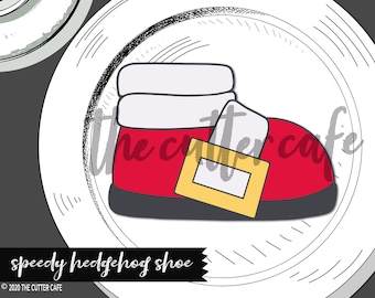 Speedy Igel Schuh / Gamer Ausstecher von thecuttercafe
