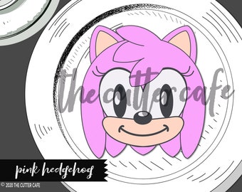 Pink Speedy Igel / Gamer Ausstecher von thecuttercafe