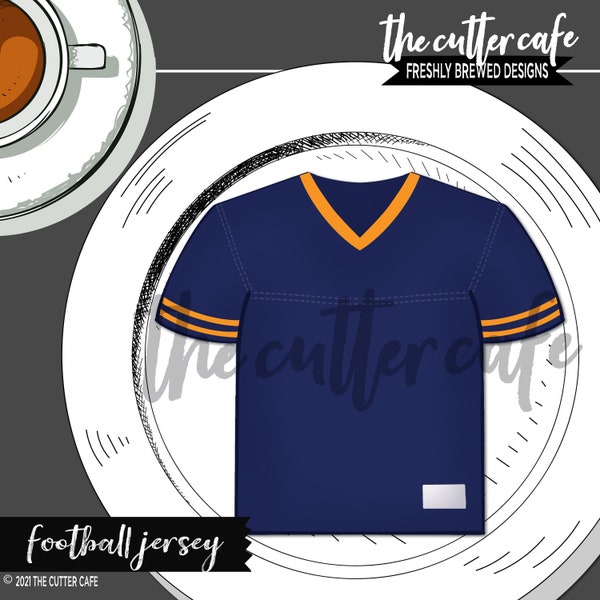 Football Jersey / T-Shirt Cookie Cutter by thecuttercafe