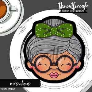 Mrs Claus / Christmas Cookie Cutter by thecuttercafe