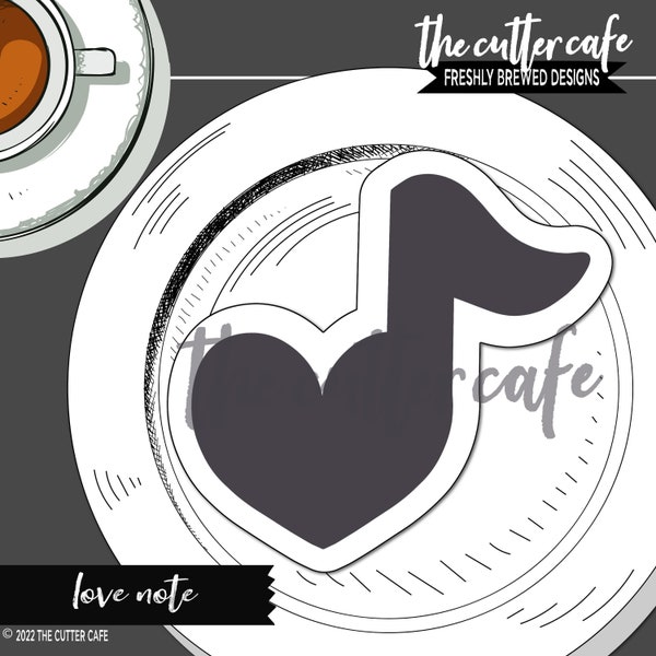 Love Note / Valentine Cookie Cutter by thecuttercafe