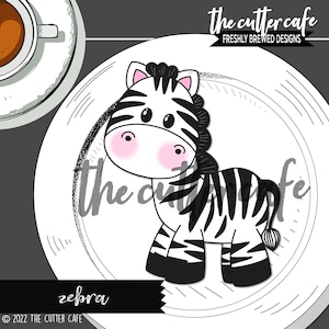 Zebra / Zoo / Safari Cookie Cutter by thecuttercafe