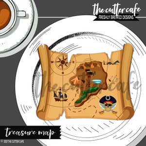 Schatzkarte / Piraten Keksschneider von thecuttercafe