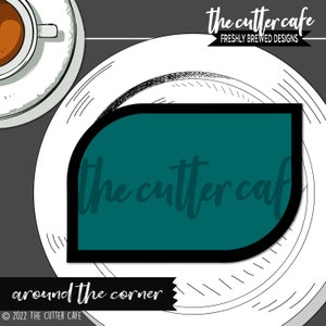 Around the Corner Rectangle / Rounded Corner Cookie Cutter by thecuttercafe