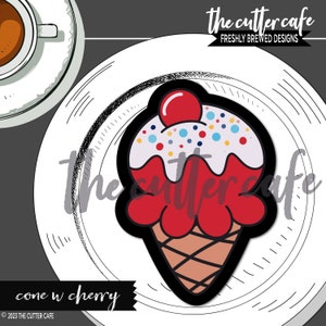 Kirschkernkegel / Sommer Ausstecher von thecuttercafe