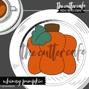 Whimsy Pumpkin Cookie Cutter by thecuttercafe