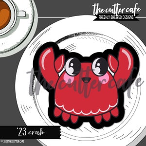 Caranguejo / Fundo do Mar / Cortador de biscoitos de praia por thecuttercafe