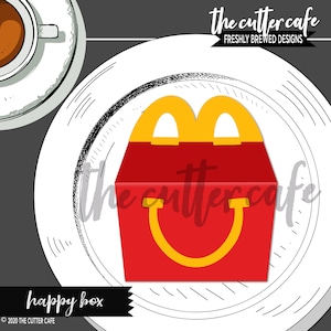 Happy Box / Kid&#39;s Meal / Valentine Cookie Cutter by thecuttercafe