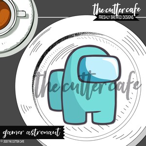 Gamer Astronaut Cookie Cutter by thecuttercafe