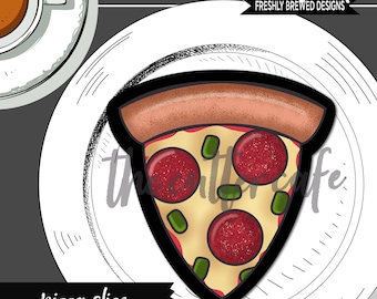 Cortador de galletas de rebanada de pizza de thecuttercafe