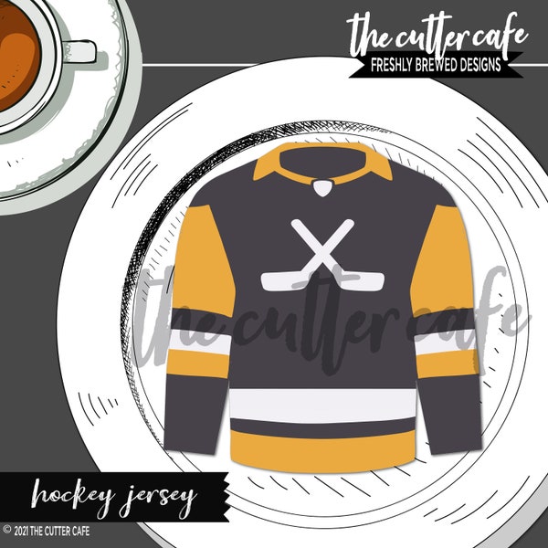 Hockey Jersey Cookie Cutter by thecuttercafe