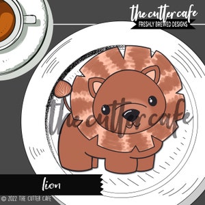 Lion / Zoo / Safari Cookie Cutter by thecuttercafe