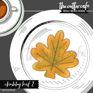 Chubby Leaf 2 / Fall Leaf Cookie Cutter by thecuttercafe