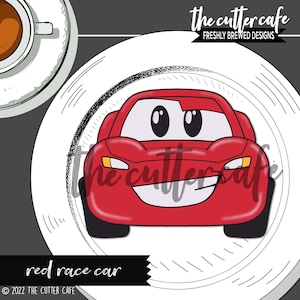 Red Car / Race Car / Cookie Cutter by thecuttercafe