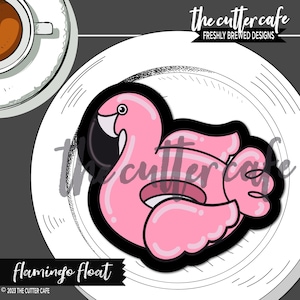 Flamingo Float / Summer Cookie Cutter by thecuttercafe