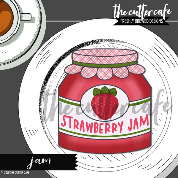 Jam Cookie Cutter by thecuttercafe