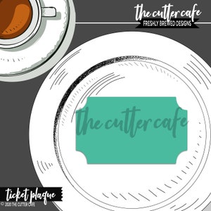 Ticket Cookie Cutter by thecuttercafe