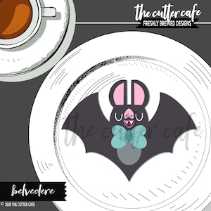 Belvedere Bat Cookie Cutter by thecuttercafe