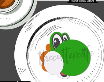 Cortador de galletas de Yoshi / Videojuego / Gamer de thecuttercafe