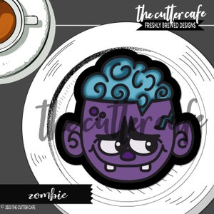 Zombie / Halloween Cookie Cutter by thecuttercafe