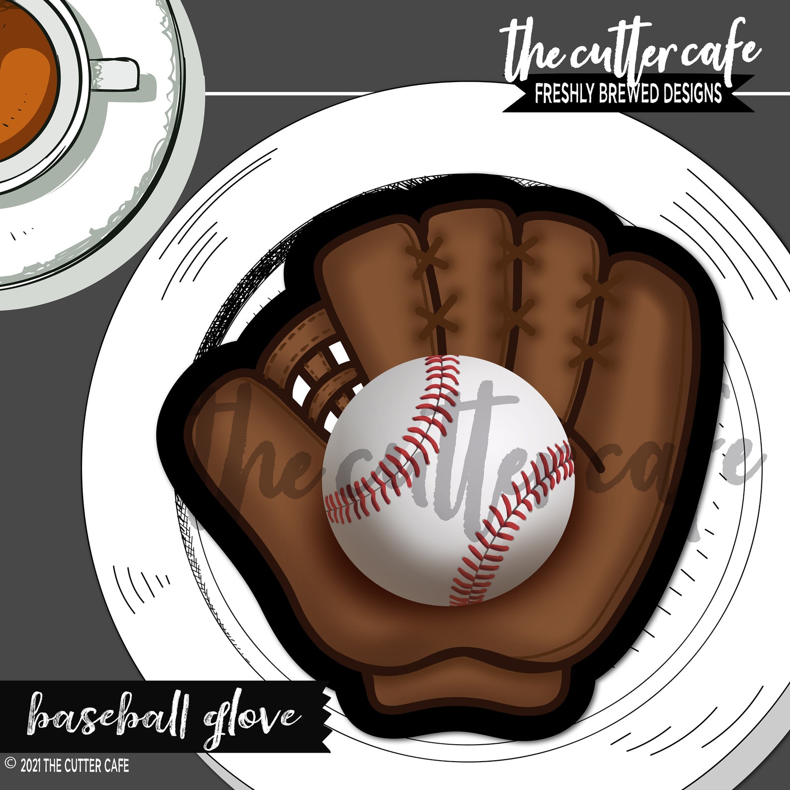 Baseball Glove / Mitt Cookie Cutter by thecuttercafe Etsy