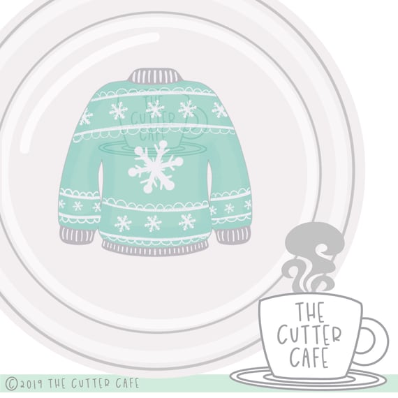 Sweater/ Ugly Sweater Cookie Cutter