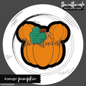 Mouse Pumpkin / Halloween Cookie Cutter by thecuttercafe