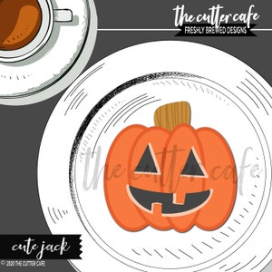 Cute Jack Halloween Cookie Cutter by thecuttercafe