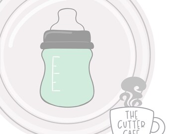 Bottle / Baby Shower Cookie Cutter by thecuttercafe
