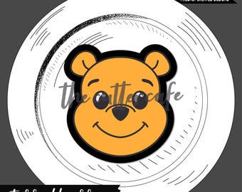 Tubby Cubby Face / Bear Cookie Cutter by thecuttercafe