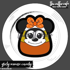 Girly Mouse Candy / Halloween Cookie Cutter by thecuttercafe