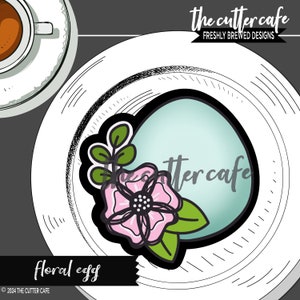 Floral Egg / Easter Cookie Cutter by thecuttercafe