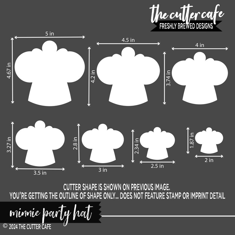 Mouse Party Hat Cookie Cutter by Thecuttercafe - Etsy