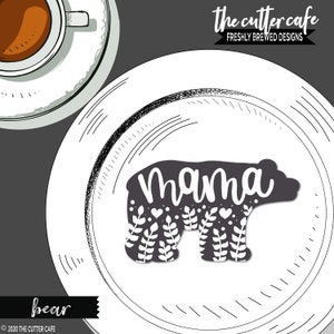Mama Bear / Bear Cookie Cutter door thecuttercafe