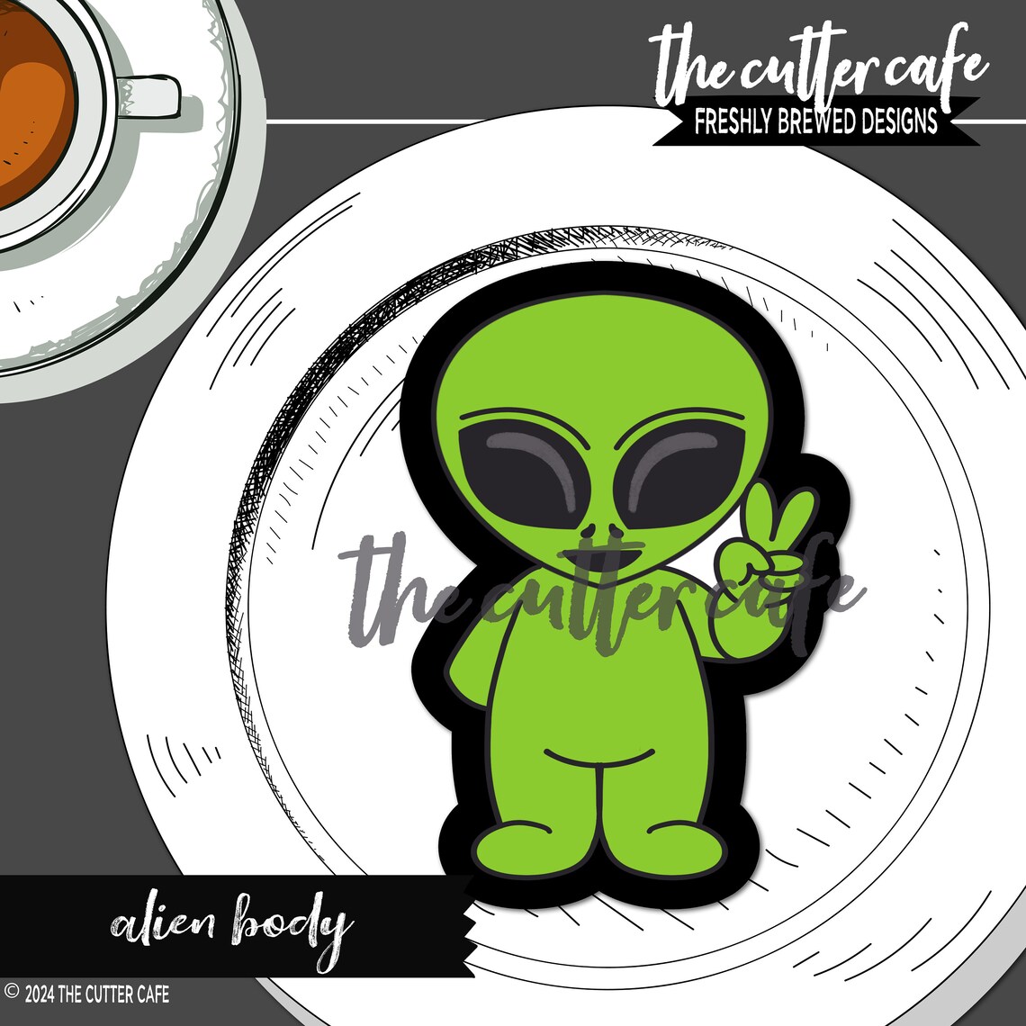 Alien Body / Space / Alien Cookie Cutter by Thecuttercafe - Etsy
