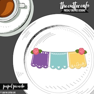 Papel Picado / Banner / Cinco De Mayo Cookie Cutter by thecuttercafe