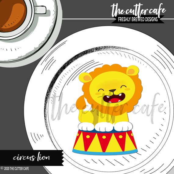 Circus Lion Cookie Cutter by thecuttercafe