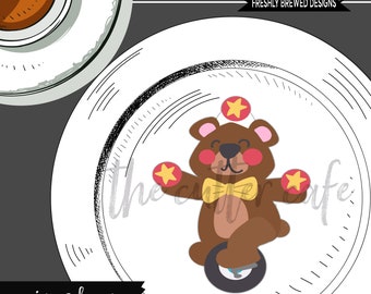 Circus Bear Cookie Cutter by thecuttercafe